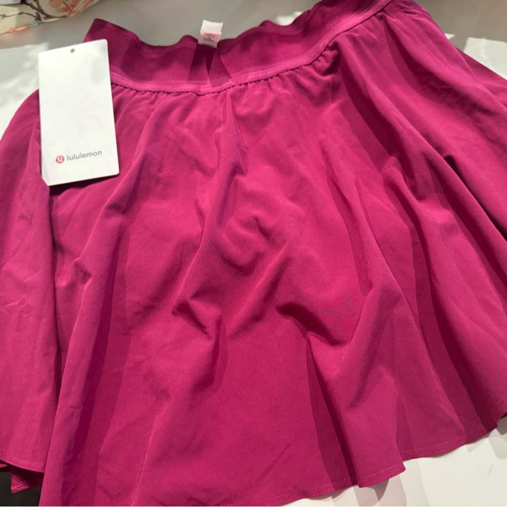 Lululemon Athletica Vibrant Pink Skater Skirt